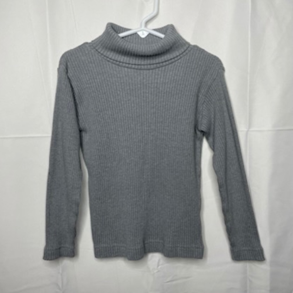 Vintage 90s Children's Place Long Sleeve Ribbed Turtleneck Sweater Girls Size 5